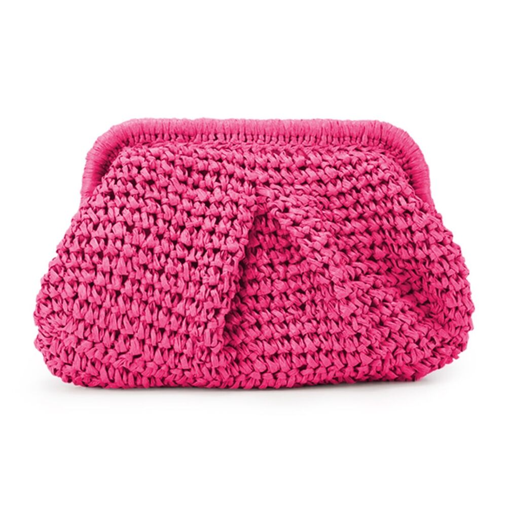 6150 Straw Clutch Purses Cloud Dumpling Pouch Straw Crossbody Shoulder